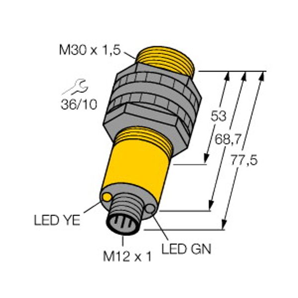 Photoelectric Sensor Alternative order number : 34160   SM30SP6RQ image 1