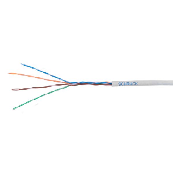 U/UTP Cable Cat.5e, 4x2xAWG24/1, PVC, Eca, grey, Box 305m (The price is shown without markup on metals. Request a quote for accurate information) image 1