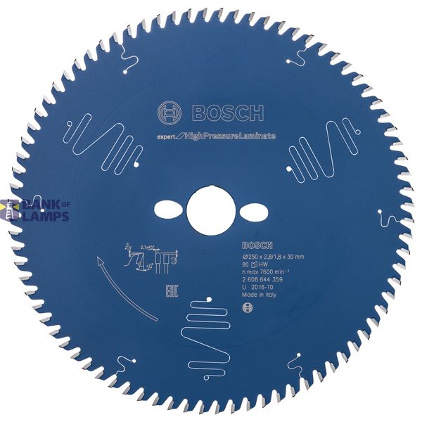 EXPERT for High Pressure Laminate, 250x30-80 image 1