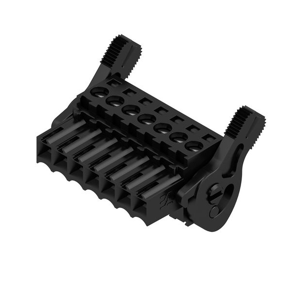 PCB plug-in connector, female plug, 3.50 mm, Number of poles: 7, 180°, Clamping yoke connection, Clamping range, max. : 1.5 mm², Box image 4