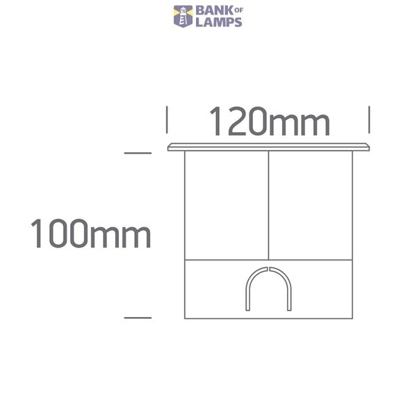 SS316L IP67 INGROUND 3,5W WW 230V DARK LIGHT image 2