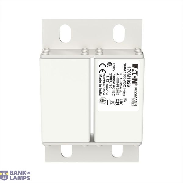 FUSE 80A 800V AC gR SIZE 1 BOLTED TAG DI image 2