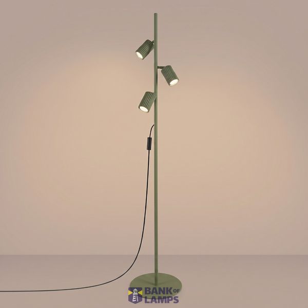 Floor lamp KARBON 3 olive green image 11