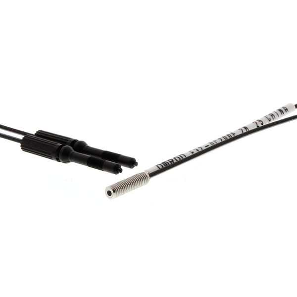 Fiber optic sensor head, diffuse, M3 cylindrical axial, R10 fiber, 2 m E32 1330E image 1