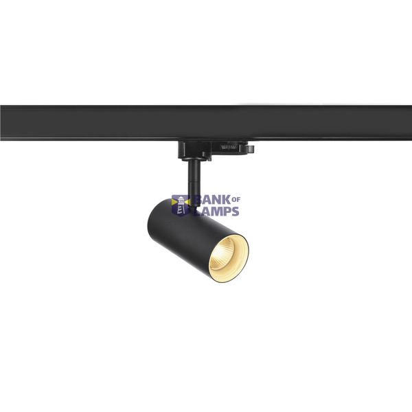 NOBLO® SPOT, 3~ spot, round, 4000K, 6W, trailing-edge phase, 32°, black image 1