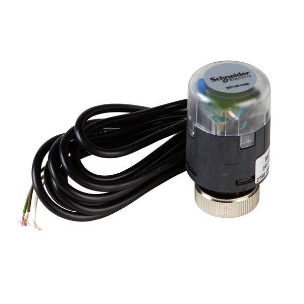 MZ140 Thermal Zone Valve Actuator, Modulating (2-10 Vdc), Normally closed, 24 Vac, 140 N, IP41...IP44 image 1