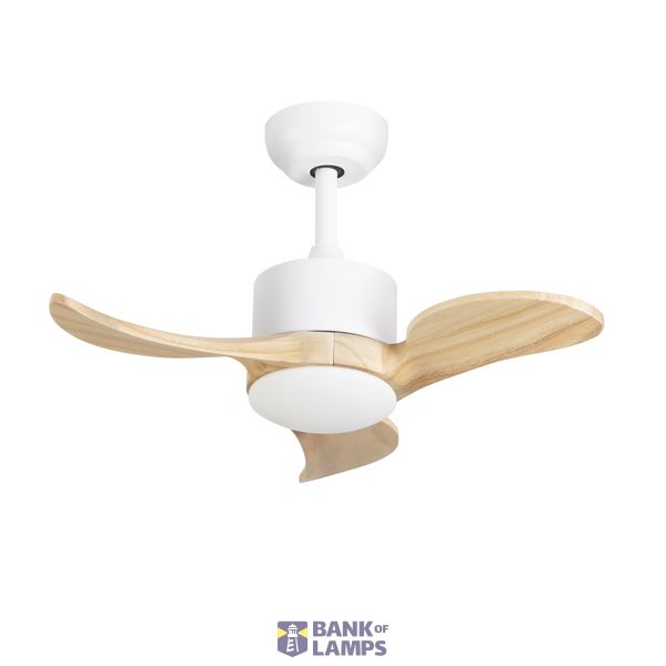 Fan IP20 NERE LED 16.8 SW 3000-4000-6000K ON-OFF White Wood image 1