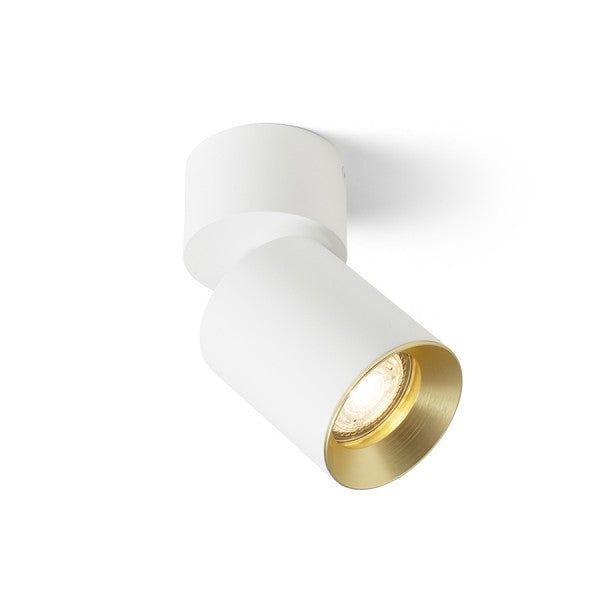DARIO ceiling white brushed brass 230V LED GU10 9W image 1