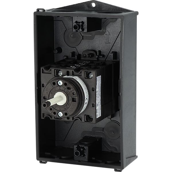 T3-4-15700/I2/SVB Main switch, T3, 32 A, surface mounting, 4 contact unit(s), 6 pole, 2 N/O, Emergency switching off function, With red rotary handle and yellow locking image 30