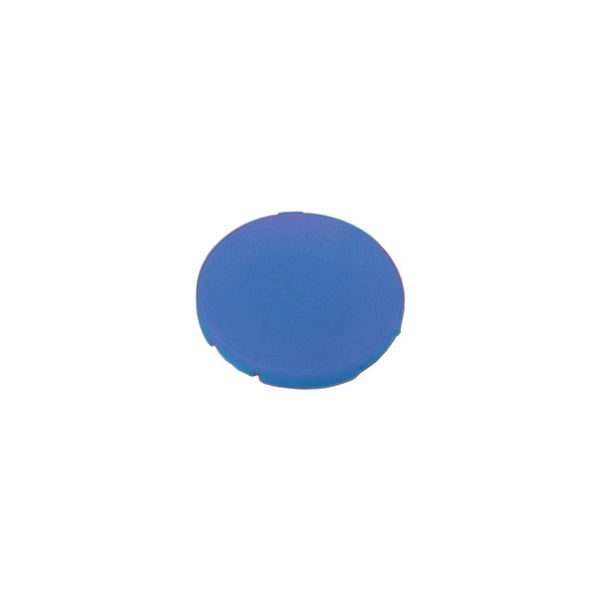 M22-XD-B Button plate, flat blue, blank image 3