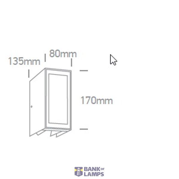 WHITE WALL 9W WW IP54 230V image 2