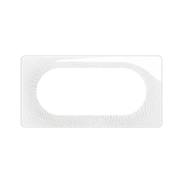 PLATE 2G LARGE RELIEFED WHITE image 4