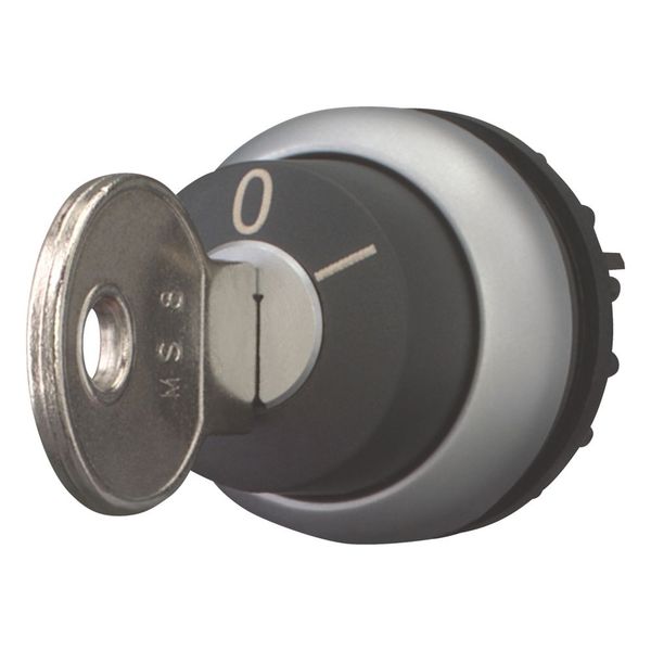 M22-WRS-MS8 Key-operated actuator, maintained, 2 positions, MS8, Key withdrawable: 0, I, Bezel: titanium image 5