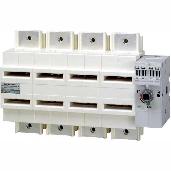 Load break switch with visible contacts  SIDER 4P 400A right side oper image 2