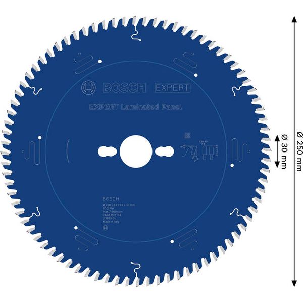 Expert for Laminated Panel circular saw blade 250 x 30 x 3,2 mm, 80 image 1