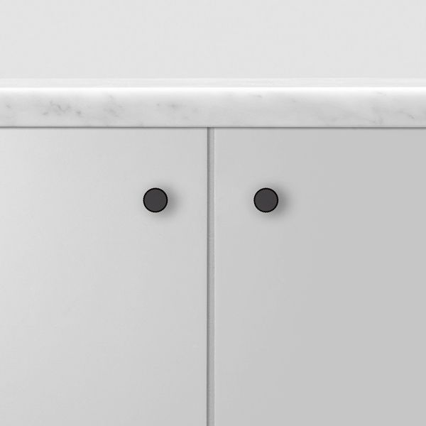 FURNITURE KNOB / LINEAR / BLACK image 2