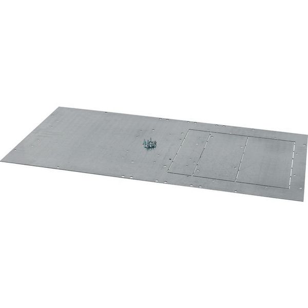 XSPBUP1006 Bottom plate, pre-punched, for WxD=1000x600mm image 3
