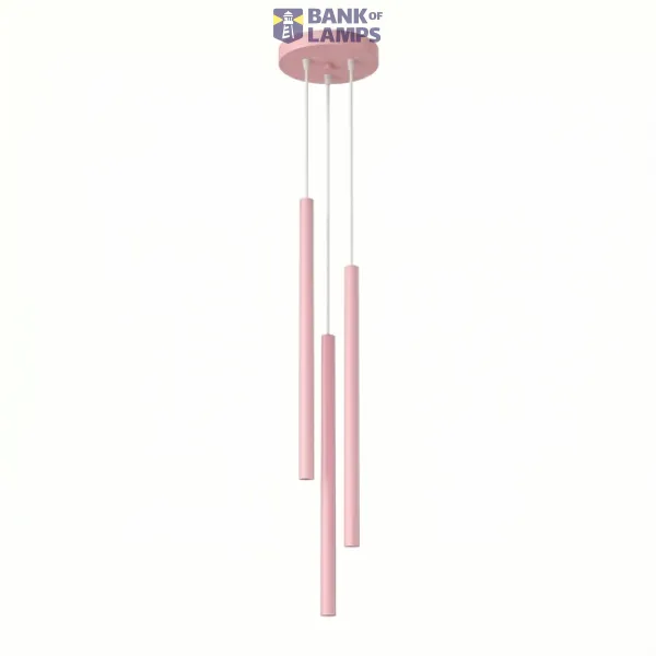 Pendant lamp PASTELO 3P pink image 1