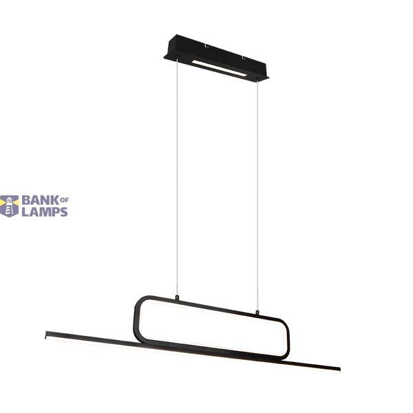 Aick LED pendant matt black image 1