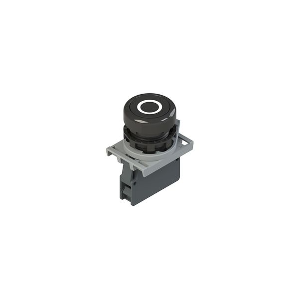 Complete unit with pushbutton, fixing adapter and contact image 1