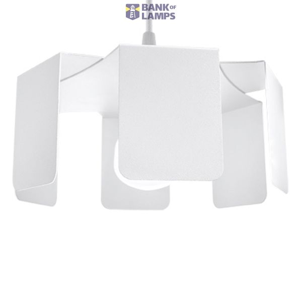 TULIP pendant lamp white E27 1x60W IP20 image 4