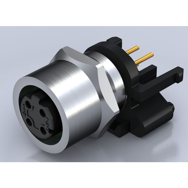 Built-in plugs, M12, Mounting thread: M 12, Number of poles: 4, Strand / cable length: image 2