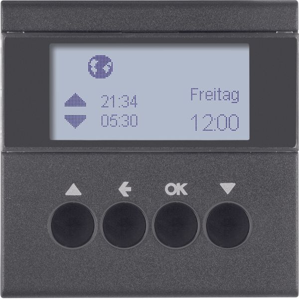 Blind time switch, display, S.1/B.3/B.7, ant., matt image 1