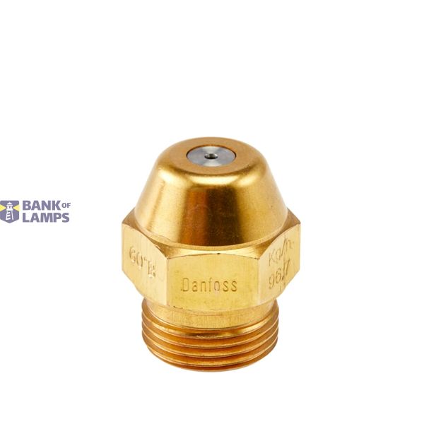 Oil Nozzles, OD B, 15.00 gal/h, 60.44 kg/h, 45 °, Semi solid image 1