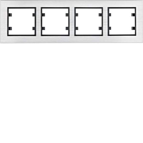 Plaque 4P Yellow. - argent alu image 1