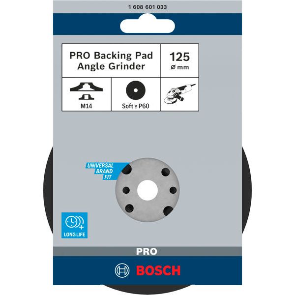 PRO Backing Pad for Small Angle Grinders, M14, Soft image 2