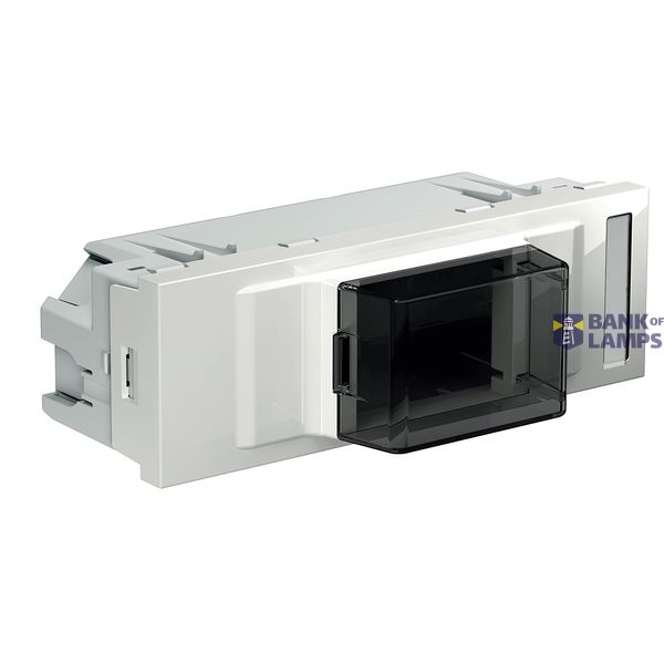 OL50 DIN BEHUIZING 2-MODULE  WIT image 1