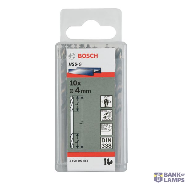 Double-ended drill bits 4,5 x 17 x 58 mm 10 pcs. image 2
