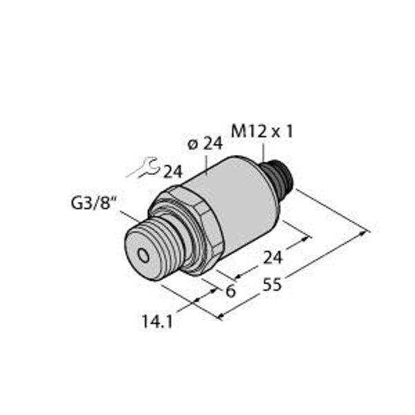 Pressure Transmitter With Current Output (2-Wire)   PT40R-1049-I2-H1141/X image 1