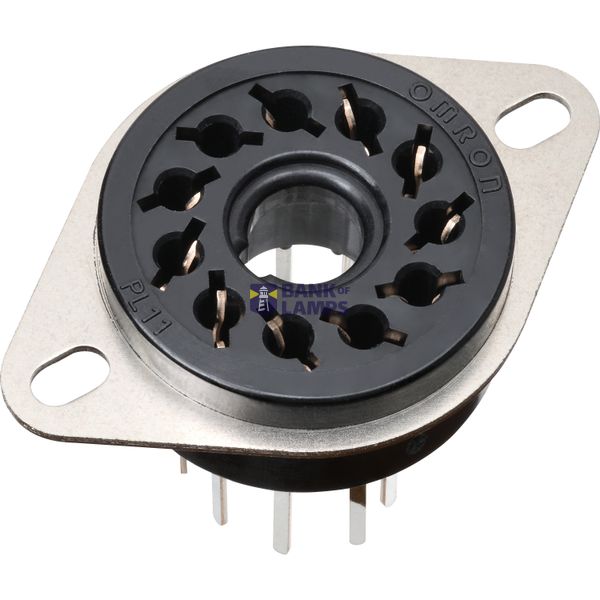 Socket, back-connecting, 11-pin, solder terminals PL  1009E image 1