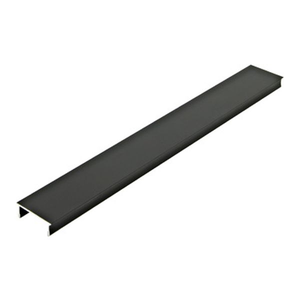 Aluminium cover LB flat L-2000mm W-17,8mm H-6,6mm black image 1