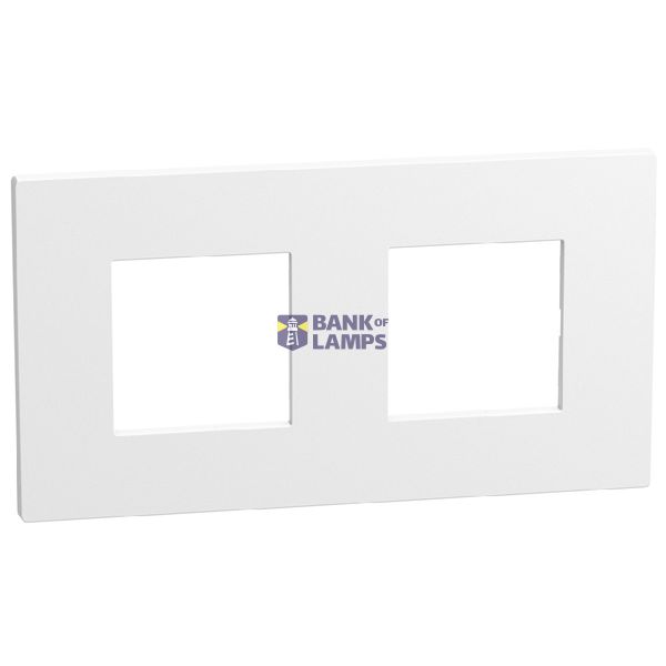 Light Now - coverplate 2x2P 71mm White image 1