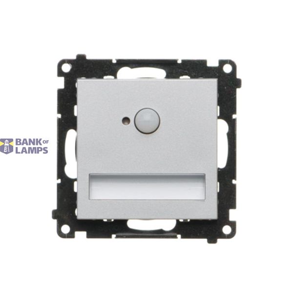 LED luminaire with motion sensor, 230V, (module), matt aluminum image 1