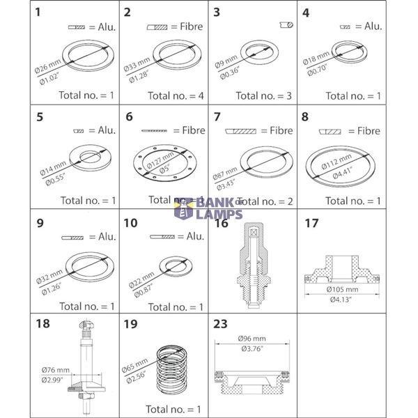 PML 65 Overhaul kit image 1