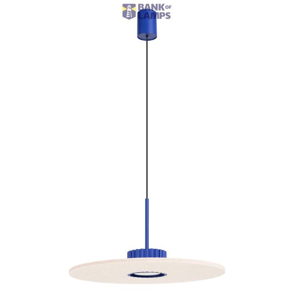 Pendant lamp OVO 1 ultramaryna/beżowa filc Gx53 image 2