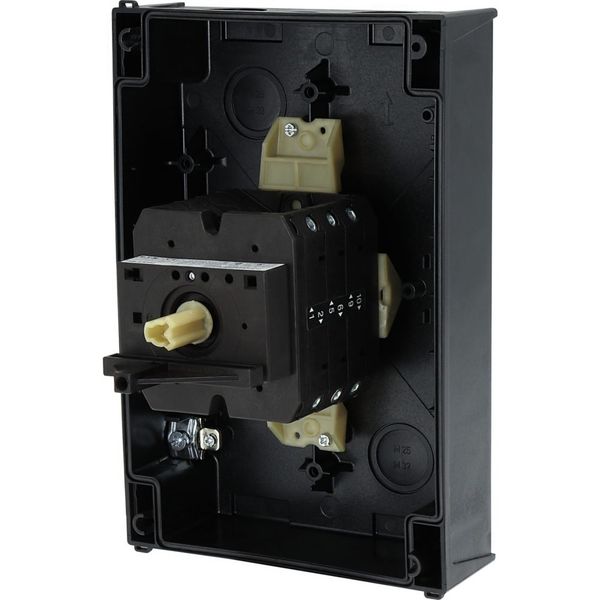 T5B-3-8342/I4/SVB Main switch, T5B, 63 A, surface mounting, 3 contact unit(s), 6 pole, Emergency switching off function, With red rotary handle and yellow locking ring, image 28