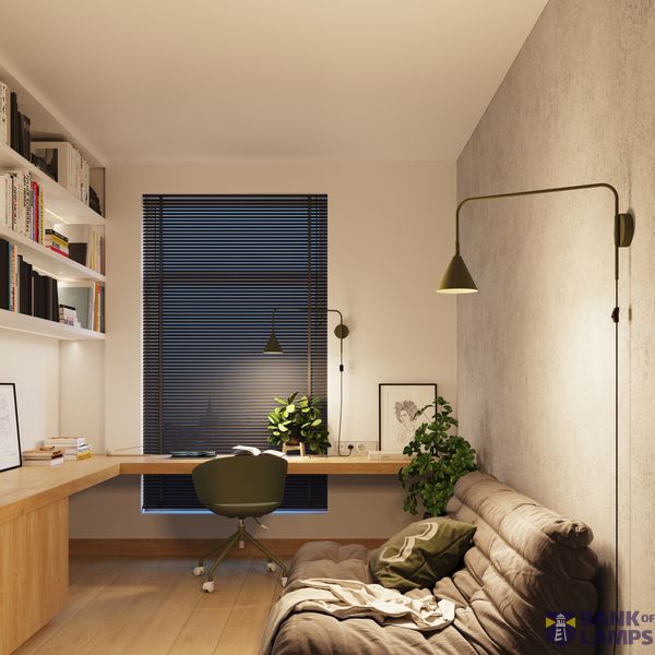 Wall lamp NOX olive green image 9