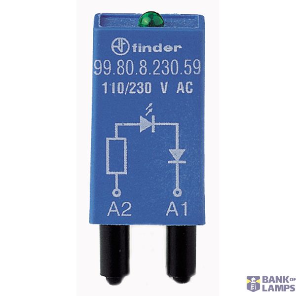 Diode 6...220VDC for 94.XX.X, 95.XX.X, 97.5X.X (99.80.2.000.00) image 2