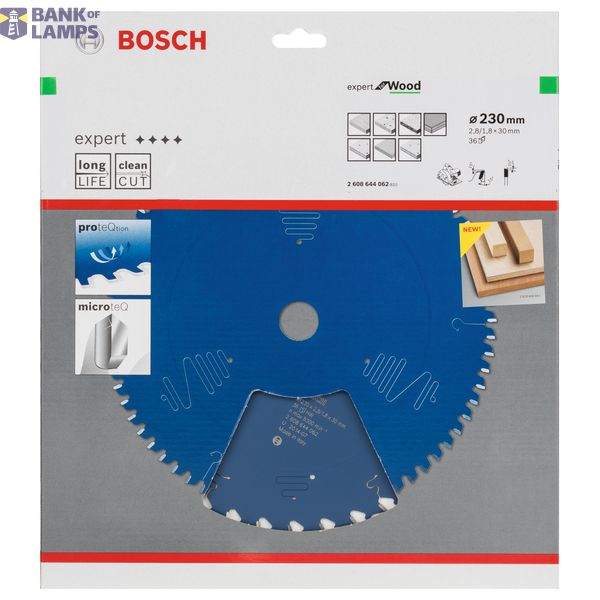 Circular saw blade Expert for Wood 230 x 30 x 2,8 mm, 36 image 2