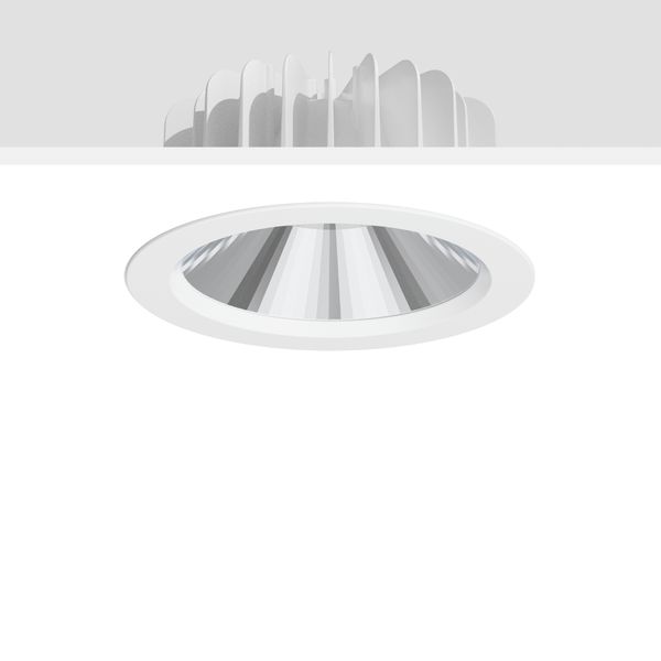 LEDONA round IP20, 12...41 W, 1650...4950 lm, 930, white, on/off Reces image 2