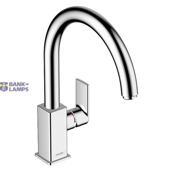 Vernis Shape M35 210 kitchen mixer, with swivel spout, chrome image 1