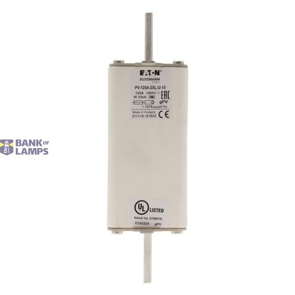 PV-125A-2XL-U-15 Eaton Bussmann series photovoltaic fuses image 1