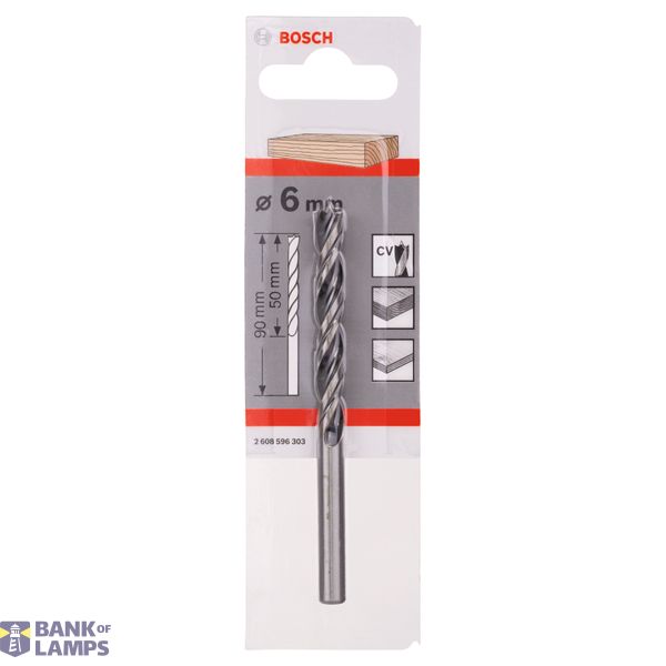 Standard brad point drill bits 6 x 57 x 93 mm, d 6 mm image 2