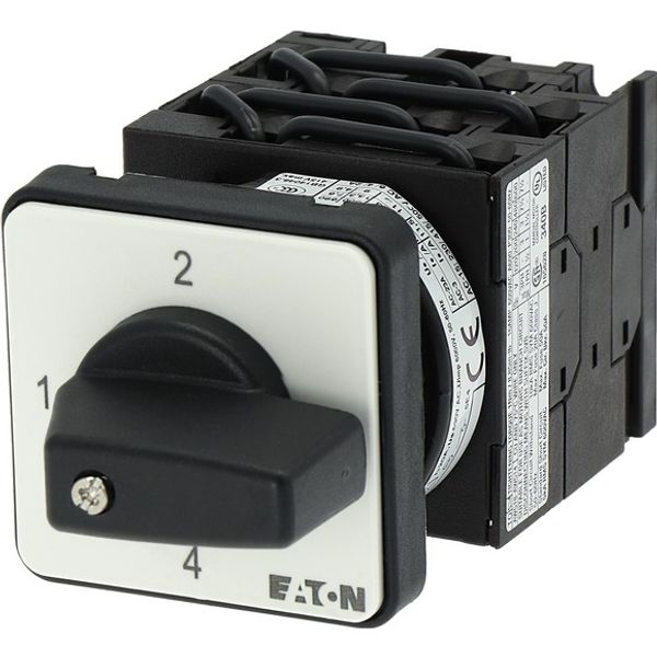 T0-4-15056/E Step switches, T0, 20 A, flush mounting, 4 contact unit(s), Contacts: 8, 90 °, maintained, Without 0 (Off) position, 1-4, Design number 15056 image 5