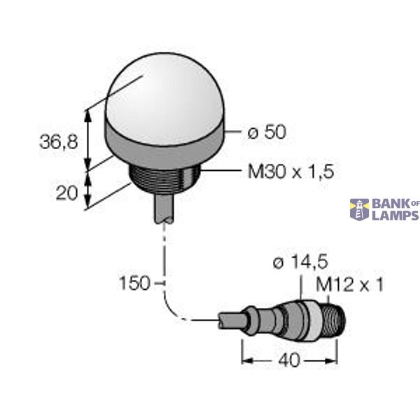 LED Signal Light Beacon   K50LIGRXPQP image 1