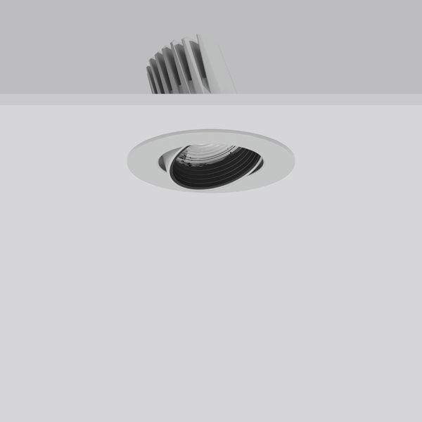 RONDOS mini, 29 W, 2750 lm, 930, silver, on/off Recessed projectors, D image 2